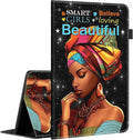 Case for Amazon Fire HD 10 Tablet (9th/7th/5th Generation2019/2017/2015 Release) Multi-Angle Smart Stand Cover Auto Sleep/Wake for Fire 10.1 InchAfrican American Women