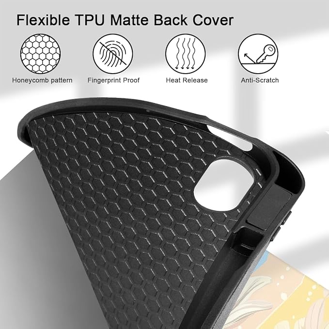 Mektron Case for iPad Air 11 inch (M4 2026 8th /M3 2025 7th /M2 2024 6th) Compatible with iPad Air 10.9 (2022 5th Gen /2020 4th Gen) Tablet Cover Buit in Pencil Holder Colorful Daisy