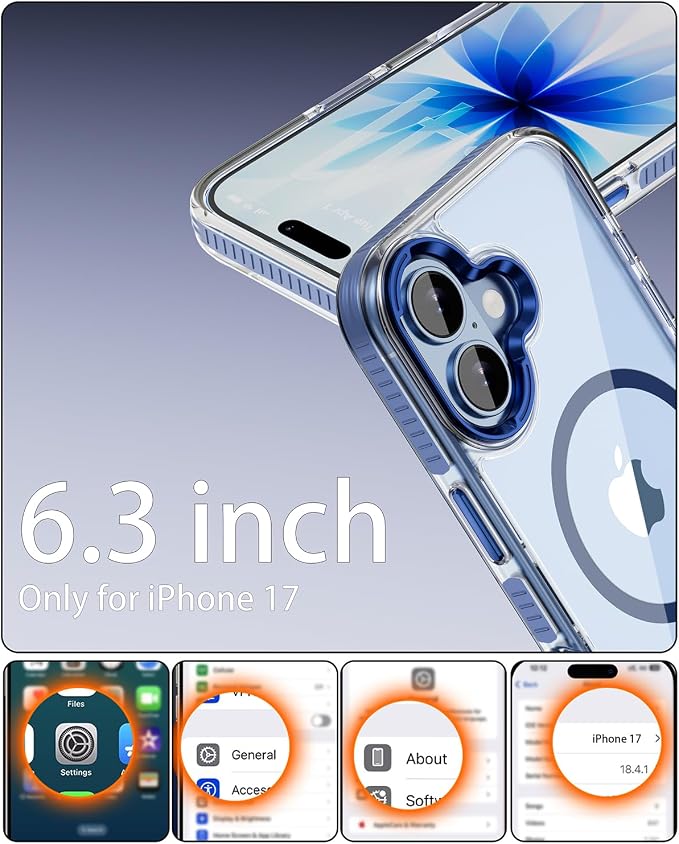 Clear Blue non-slip