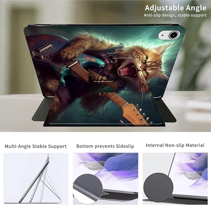 Cat playing the Guitar
