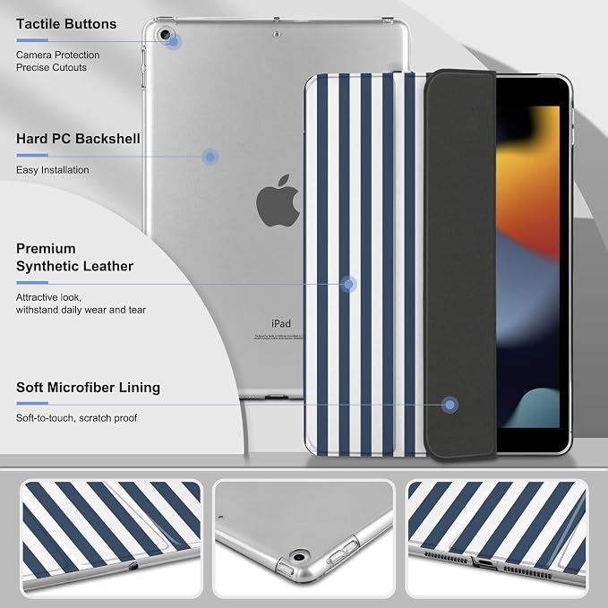 Navy Blue Stripes
