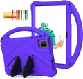 Dteck Kids Case for T-Mobile Revvl Tab 5G 2023 TabletLightweight Shockproof Rugged EVA Kids Friendly Handle Stand Child Proof Silicone Kids Case for T-Mobile REVVL Tab 5G 2023 10.36 TabletPurple