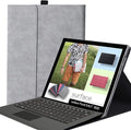 Protective Case for Surface Pro 7/Pro 6/Pro 5/Pro 4 TabletSurface12.3 Inch Case Compatible with Type Cover Keyboard Business Cover with Pen HolderGray