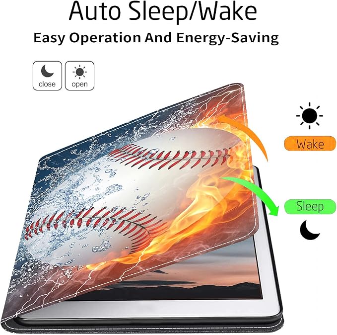Burning Baseball Fire and Water