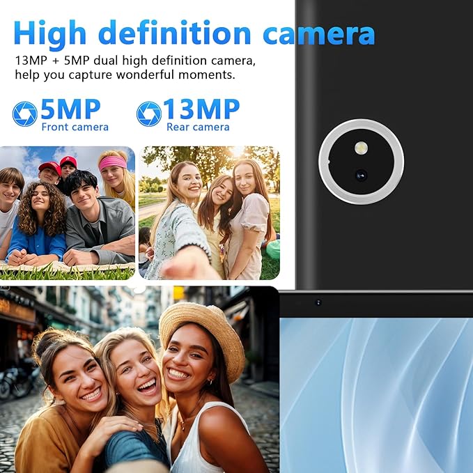 11 inch 2 in 1 Tablet 18GB + 128GB Android 15 Tablet 1TB Expandable 13MP Camera Octa-Core Processor 5G WiFi 8000MAH Battery 11'' IPS HD Touchscreen Tableta.