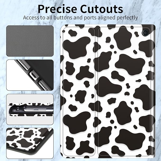 Black White Cow Print