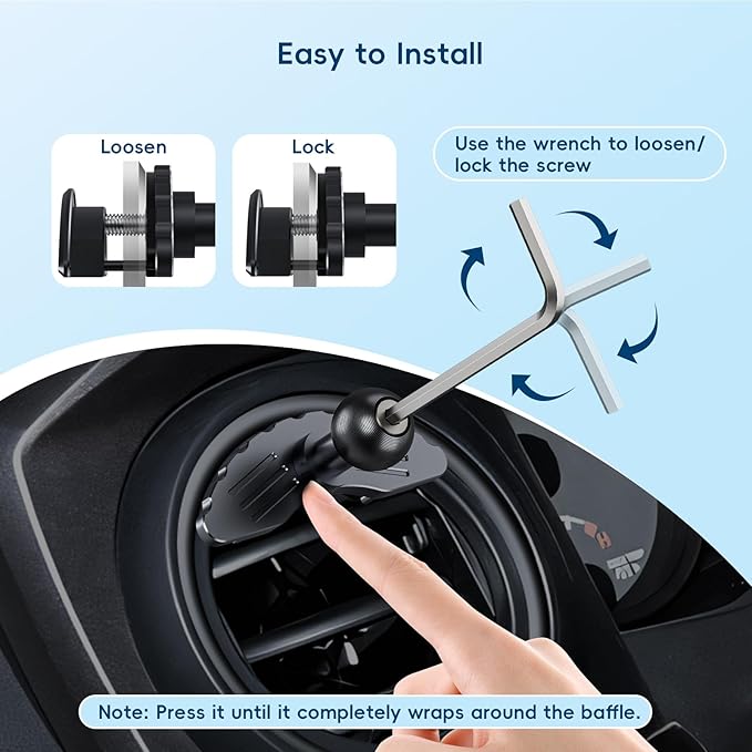 Upgraded Vent Magnetic Phone Mount for Jeep Wrangler JL 2018-2023Gladiator JT 2020-2023 Air Vent Mounting Cell Phone Cradles 360° Rotation 20x Super Strong Magnet Phone Holder Fit for All Smartphone