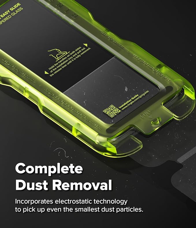 Ringke Easy Slide Tempered Glass for iPhone 17 Pro Max Screen Protector [Super Easy to Install] Case Friendly Shatterproof Premium 9H Hardness - 2 Pack