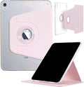 iPad 11 (11'') A16 2025/ iPad 10 (10.9'') 2022 Case DMaos Magnetic Detachable Smart Cover 360 Rotation Foldable Stand - Pink