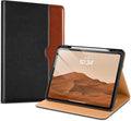 VIKESI Case for iPad Pro 13-inch M5 or M4 Released in 2025 or 2024 Leather Stand Cover with Apple Pencil Holder Auto Wake/Sleep Multiple Viewing Angles Built in Hand Strap &amp PocketBlack Brown