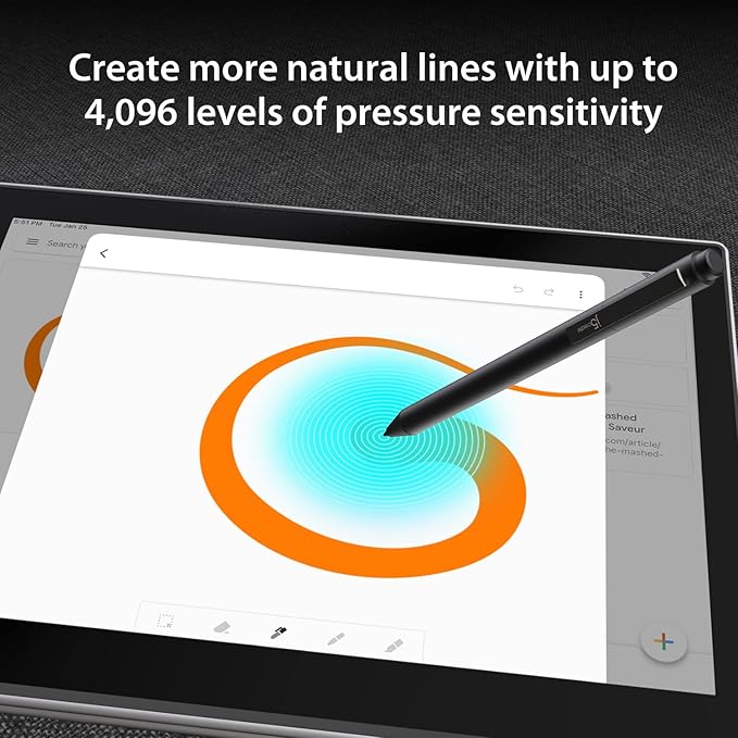 j5create USI 1.0 Stylus Pen for USI Capable Chromebooks - Works with Chromebook Certified Supports 4096 Levels Pressure Durable and Elegant Aluminum Enclosure (JITP100)