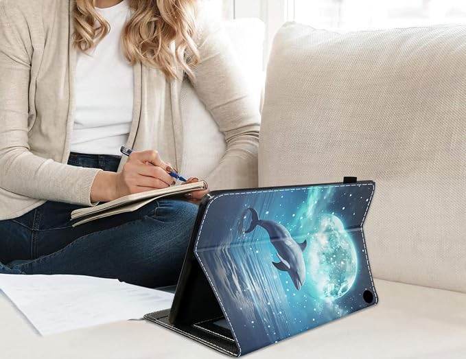 Dolphin Under the Moon