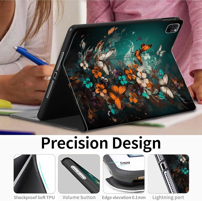 Flowers Dancing Butterflies