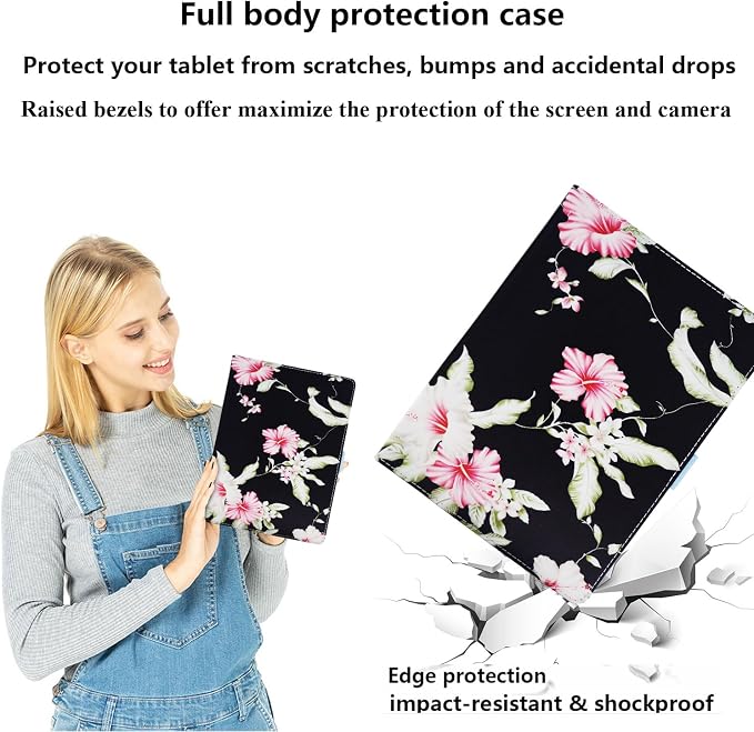 04# Pink Flower Black