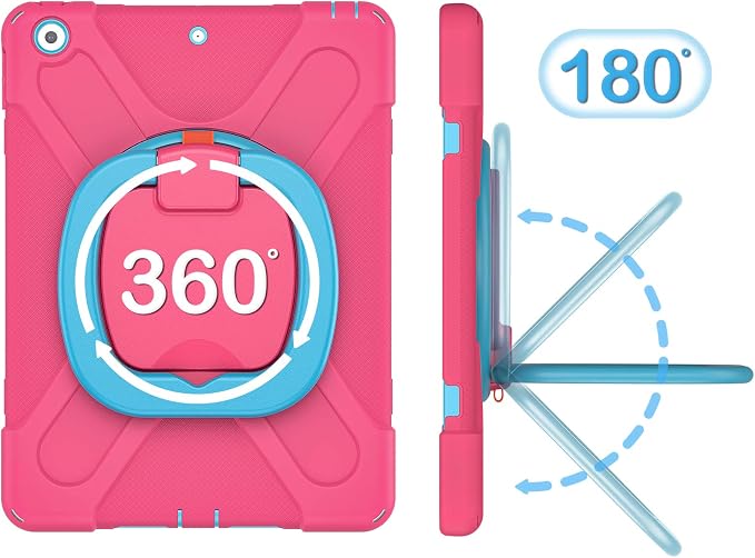 Shield Ring Pink/Light Blue