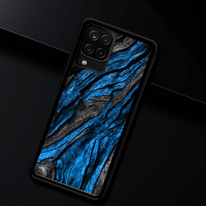 Navy Blue Camo Wood Grain