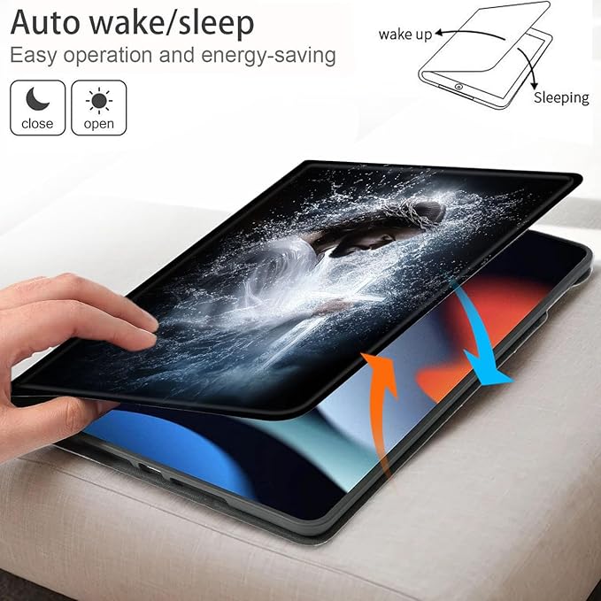 Bxgolkgd Tablet Case for 6.8 Kindle Paperwhite (11th Generation-2021) &amp Kindle Paperwhite Signature EditionAuto Wake/Sleep FunctionJesus Christ