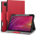 Antbox Case for iPad Pro 12.9'' 6th Generation (2022) 5th/4th/3rd Generation (2021/2020/2018) Built-in Pencil Holder Auto Sleep/Wake Function PU Leather Smart Cover (Red)