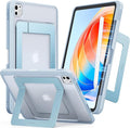 TORRAS Ostand K1 Guardian for iPad Pro 11 inch Case M5 2025 &amp 2024 M4 Ultra Stable Stand Multiple Adjustable Viewing Angles Slim Protective Kickstand iPad Pro 11 Case with Pencil Holder Blue