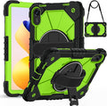 Case for Xiaomi Redmi Pad 2 Pro 12.1 inch (2025) TabletHeavy Duty Cover Rugged Shockproof Protective Case w/Kickstand Cover for Redmi Pad 2 Pro 12.1 inch (Black/Green)