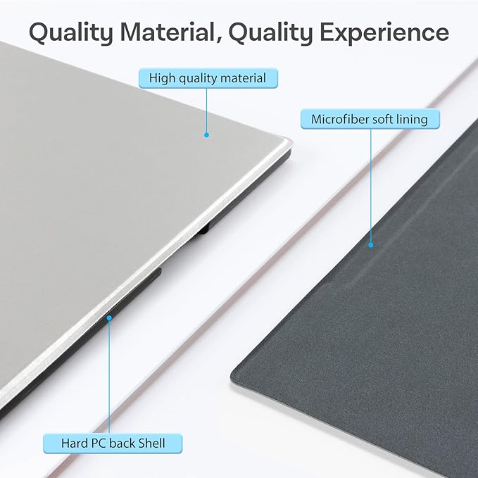 CoBak Case for Remarkable 2 Paper Tablet - Lightweight and Protective Book Folio Cover with Built-in Pen Holder - for 10.3 2020 ReleasedSilver