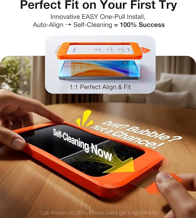 UltraGlass Unbreak 9H+ Glass for Samsung Galaxy S25 Ultra Screen Protector [Military Grade Shatterproof &amp Longest Durable] Galaxy Screen Protector S25 Ultra Tempered Glass Full Coverage 2 Pack