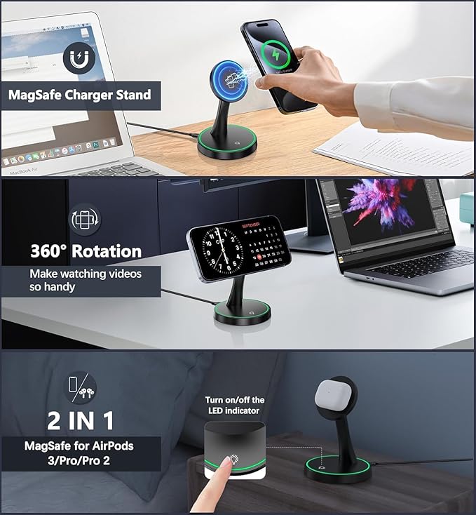 Magnetic Two Pack Black