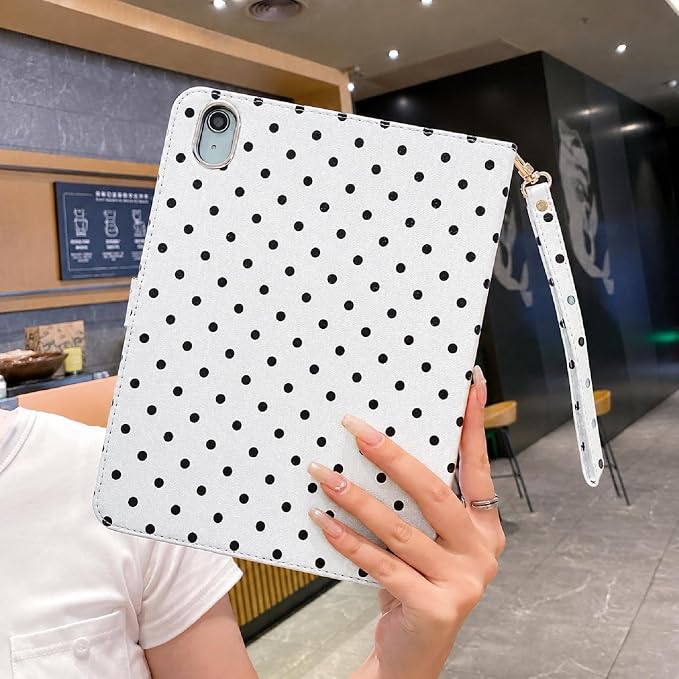 White Polka Dot