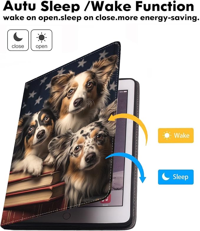 Cute Dogs On The Bookshelf