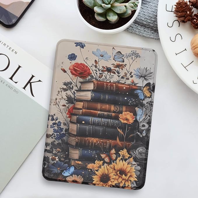 Book and Flowers