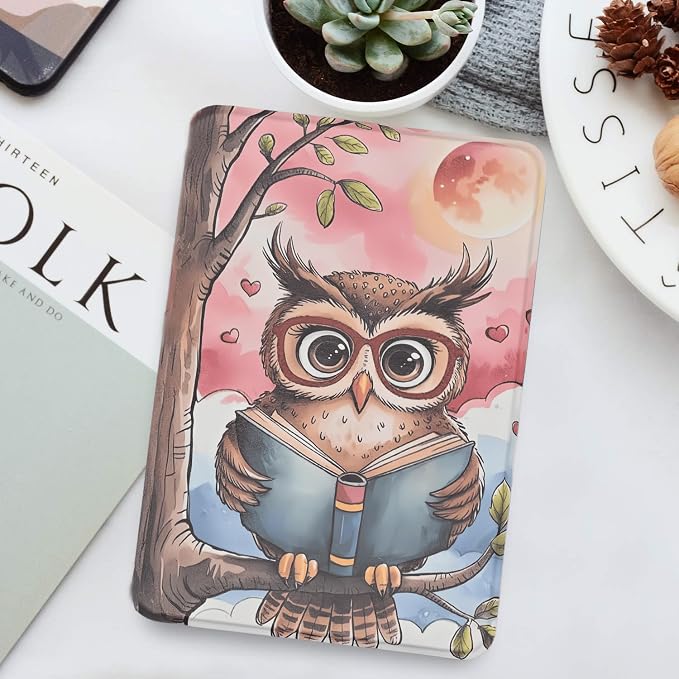 Owl Reading Books