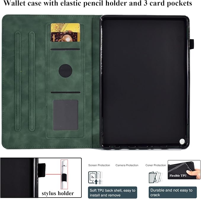 02# Green Butterfly Flower