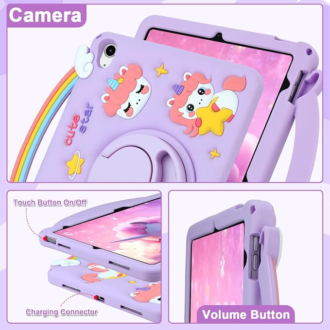 Rainbow Unicorn-Purple