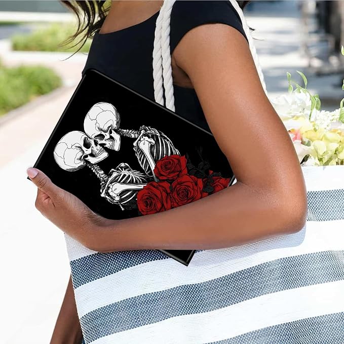 Red Rose Skull Lover