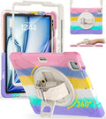 BRAECN Case for iPad Air 13 Inch 2026(M4)/2025(M3)/2024(M2) &amp iPad Pro 12.9''(2022/2021/2020/2018) Full-Body Protection Screen Protector Pencil Holder 360° Rotating Handle Kicktand Kids Friendly
