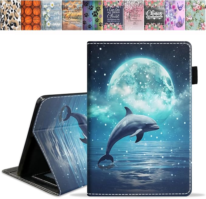 Dolphin Under the Moon