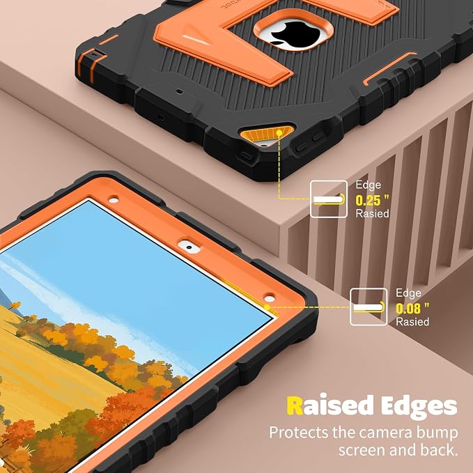 Black/Orange