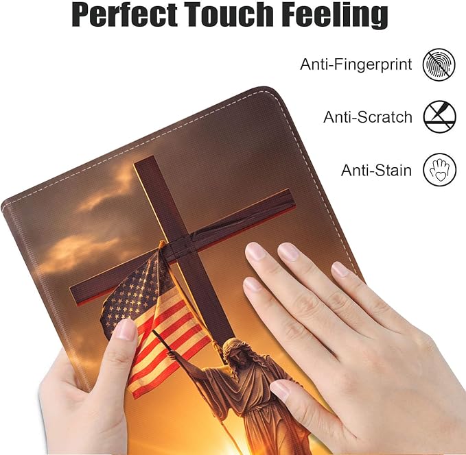 American Flag Cross Jesus