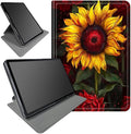 Case for Amazon Kindle Fire Max 11 Case (13th Generation 2023 Release) 11360 Degree Rotating Swivel Stand Protective Cover for Amazon Kindle Fire Max 11 2023Sunflowers