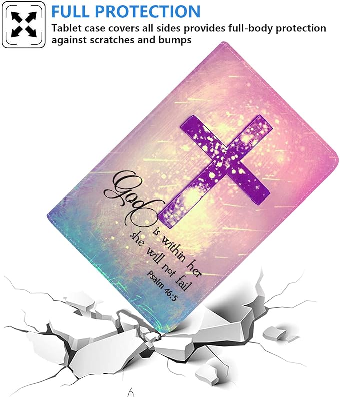Christian Cross Quote Bible Verse Psalm 46:5
