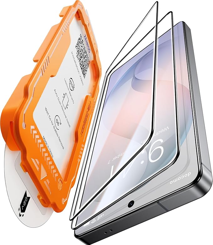 NeverBreak 9H+ Hardness for Samsung Galaxy S26 Screen Protector 12FT Military Grade Protection (Scratch Shatter Drop Resistance) Tempered Glass Full Edge Coverage Case Friendly 2 Pack