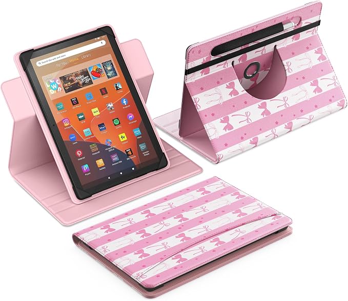 pink vertical bow