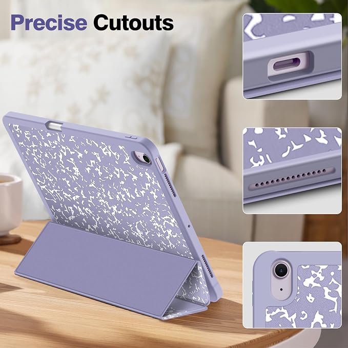 composition book lilac