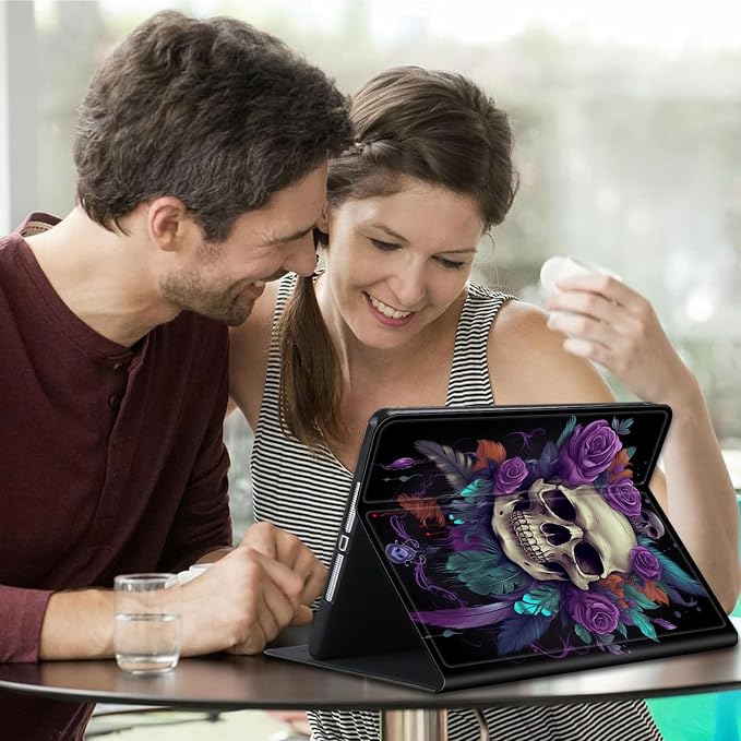 Purple Roses and Skulls