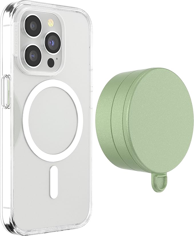 PopSockets Multi-Surface Suction Phone Mount Detachable Surface Mount Phone Stand Compatible with MagSafe® - Eucalyptus