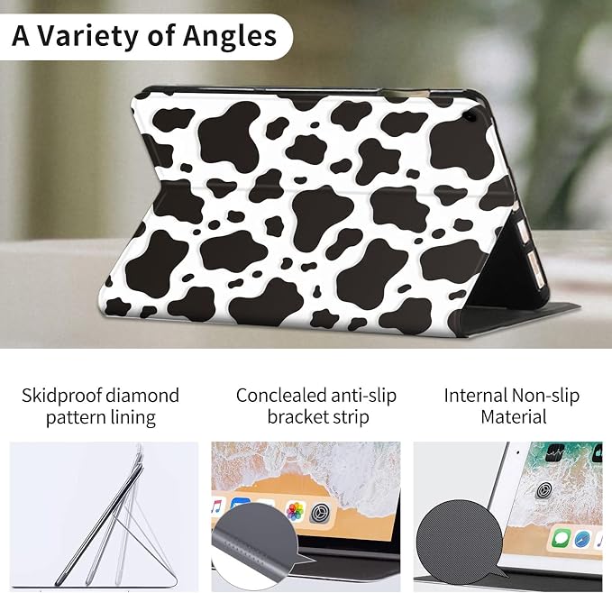 Black White Cow Print