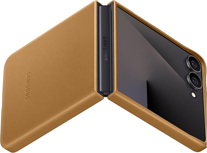 Samsung Galaxy Z Flip7 Kindsuit Phone Case Textured Feel Protective Cover Soft Inner Lining US Version Camel