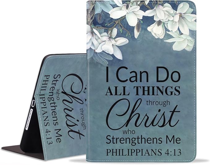 Floral Quote Bible Verse Philippians 4:13