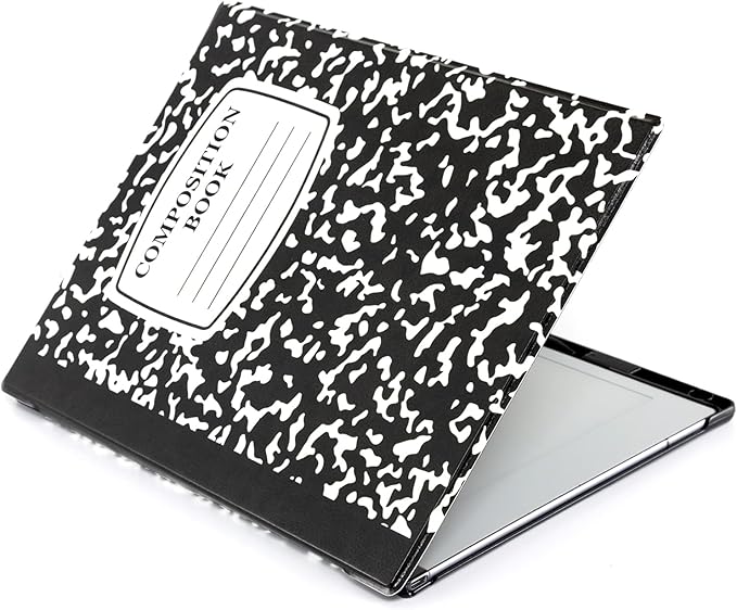 CoBak Case for Remarkable 2 Paper Tablet - Lightweight and Protective Book Folio Cover with Built-in Pen Holder - for 10.3 2020 Released Black Notebook