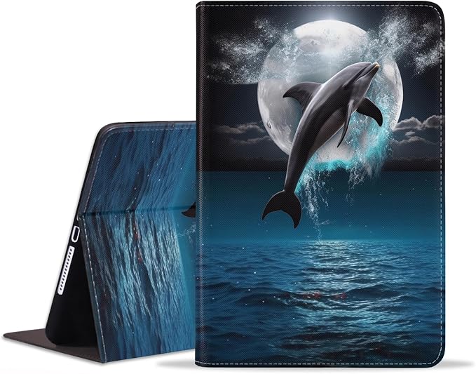 Dolphin Under the Moon
